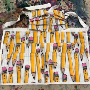 NEW Teacher Mask/Apron